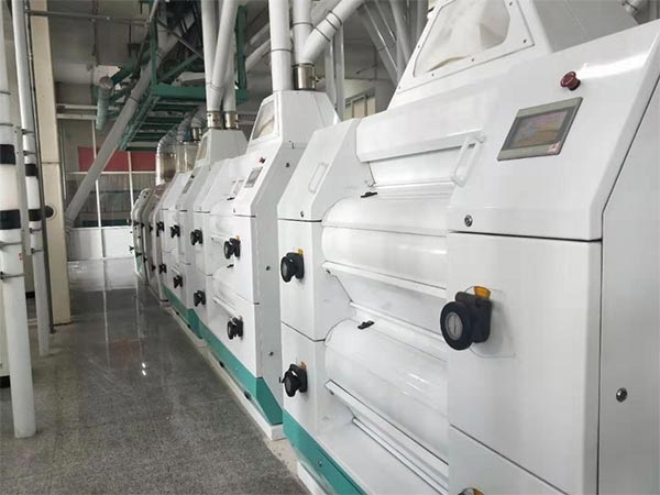 100噸級面粉加工設備安徽合肥客戶加工現場